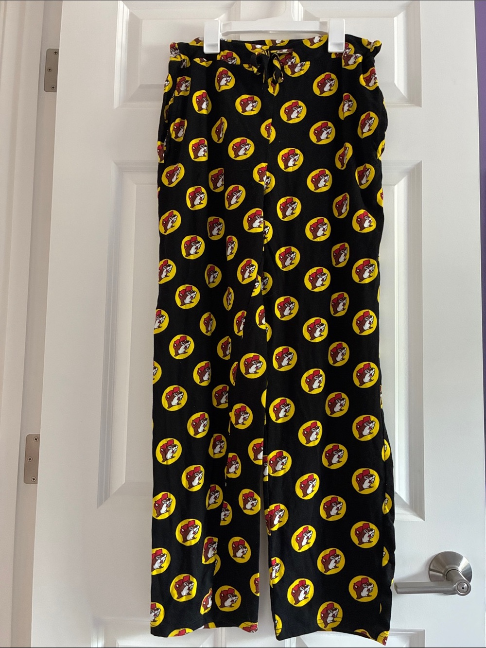 Buc-ee's Black Printed Pajama PJ Pant Sleepwear Adults Men Women Unisex M